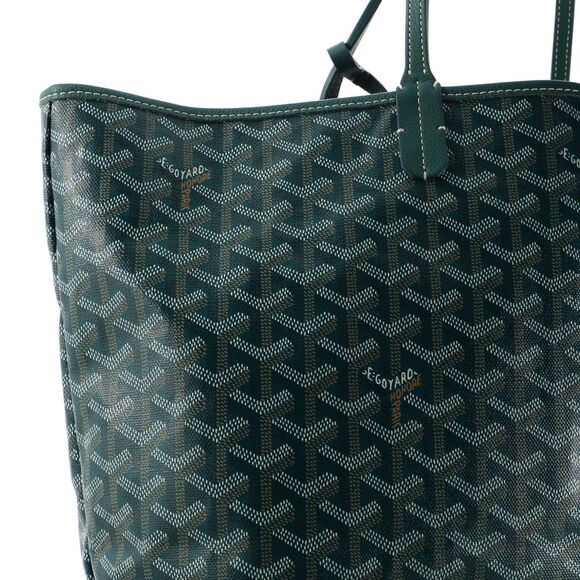 Goyard Saint Louis Tote Coated Canvas PM Green - Picture 7 of 9